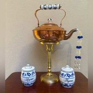 Vintage Delftware Spice Jars